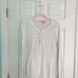 Lilly Pulitzer White Sweater
